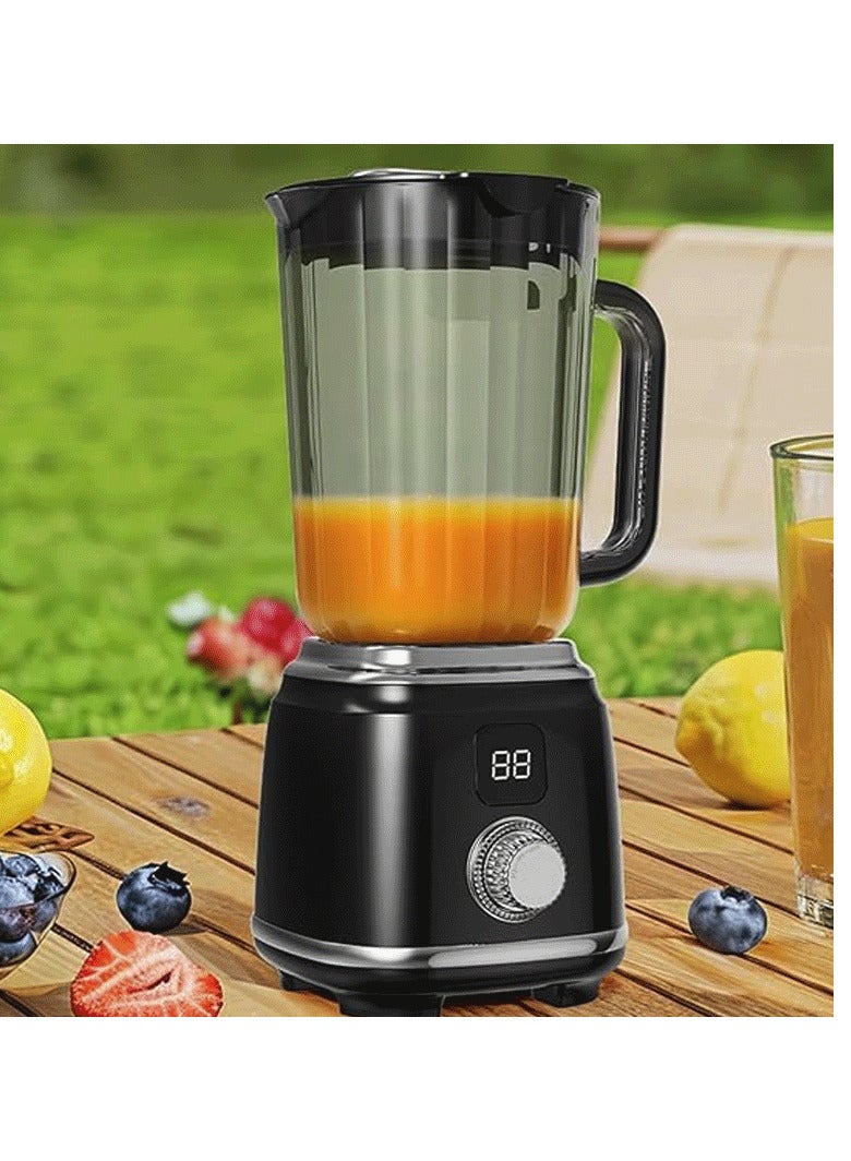 Yuwell Rechargeable Citrus Juicer With LED Display 600ML Portable Electric Juicer, Knob Control USB Juicer Blender 50W Dual Speed Fast & Slow, 3000mAh Battery Fruit & Vegetable Juicer Machine for Orange Lemon Kitchen Home Appliance Black - Image 2